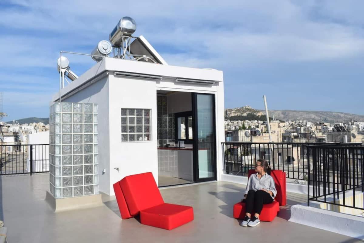 Rooftop Studio Breathtaking Views By Ghh Atina Dış mekan fotoğraf